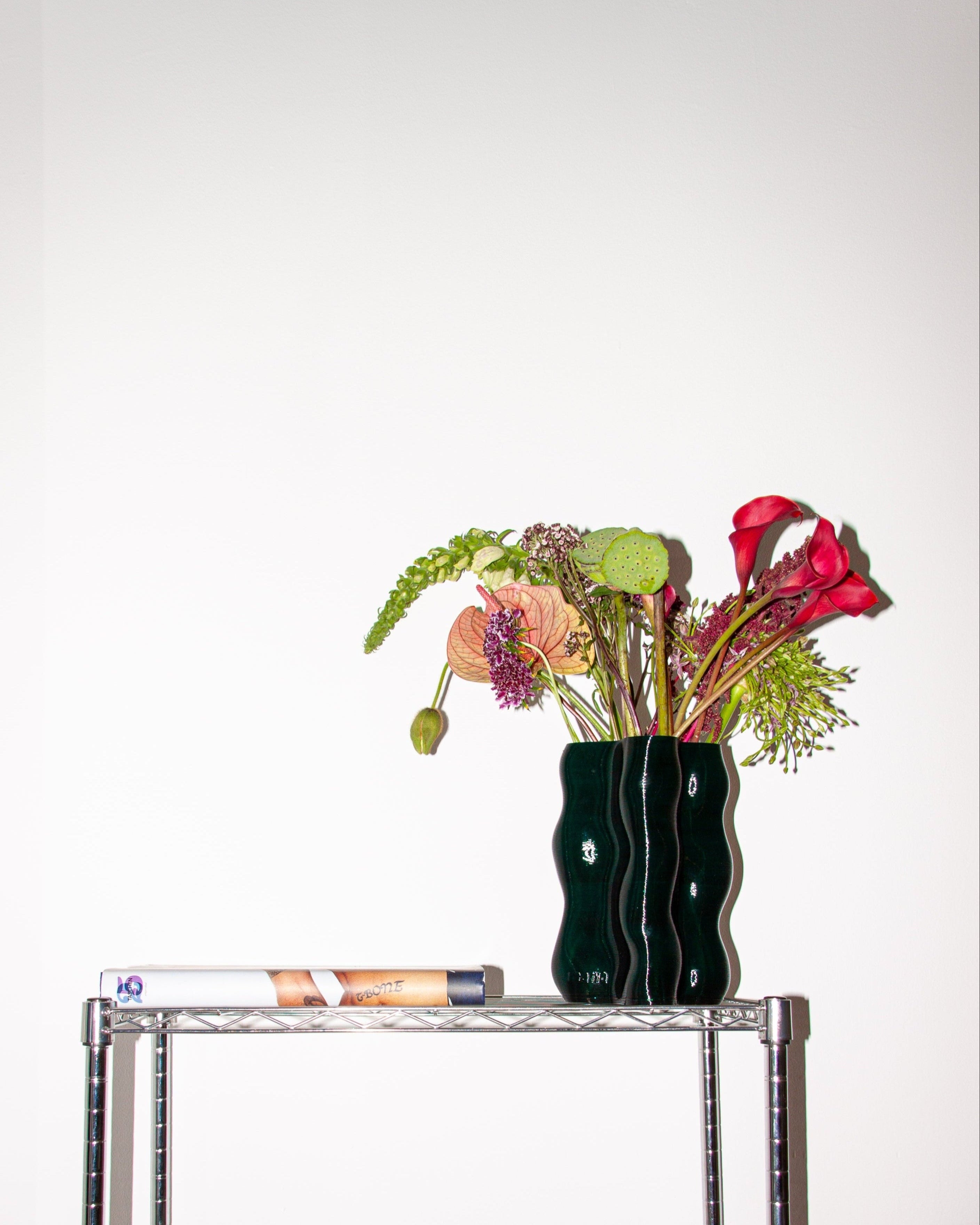 Magma Vase / Forest Green