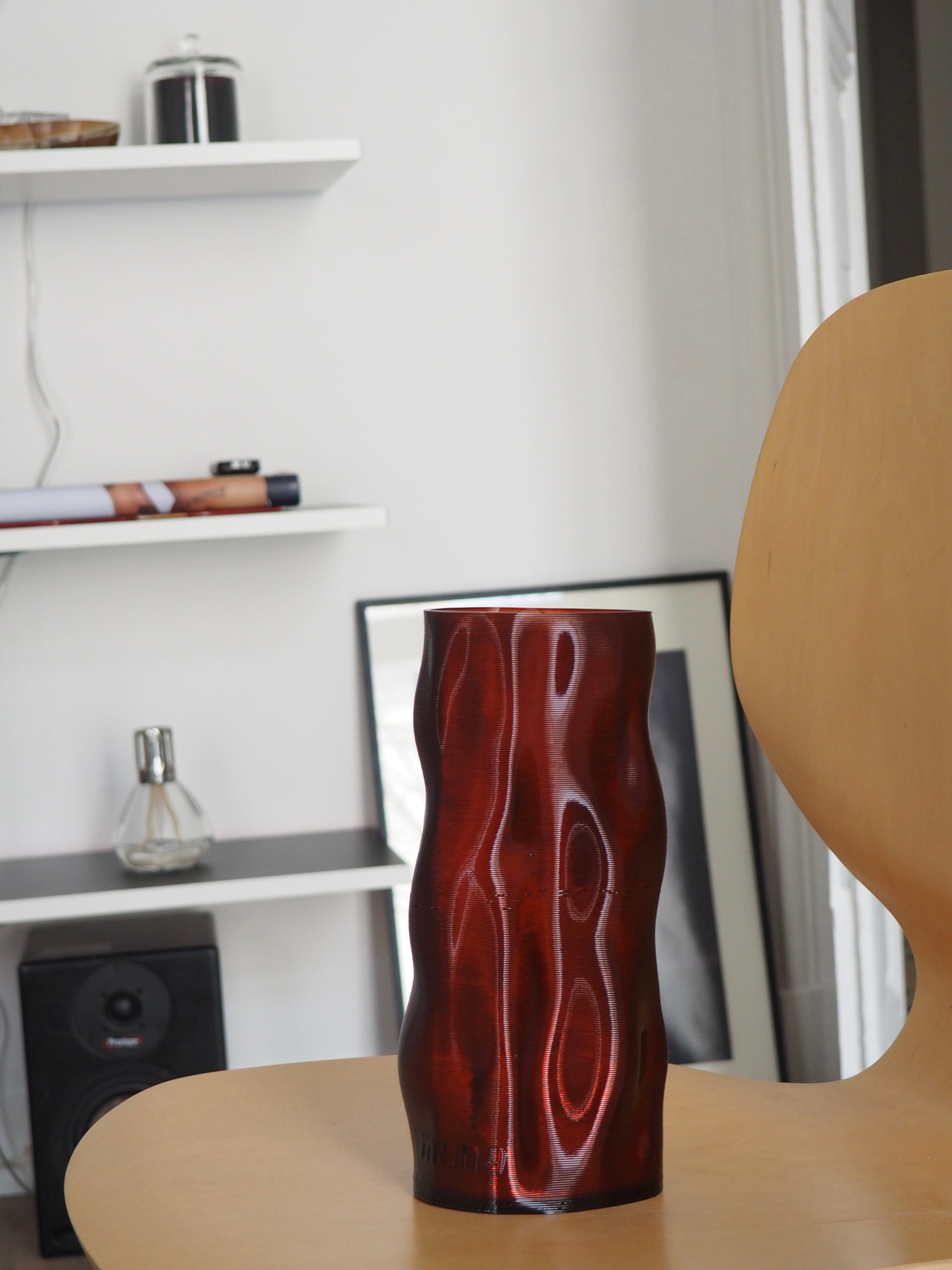 Tall Magma Vase / Ambre / Sample Sale