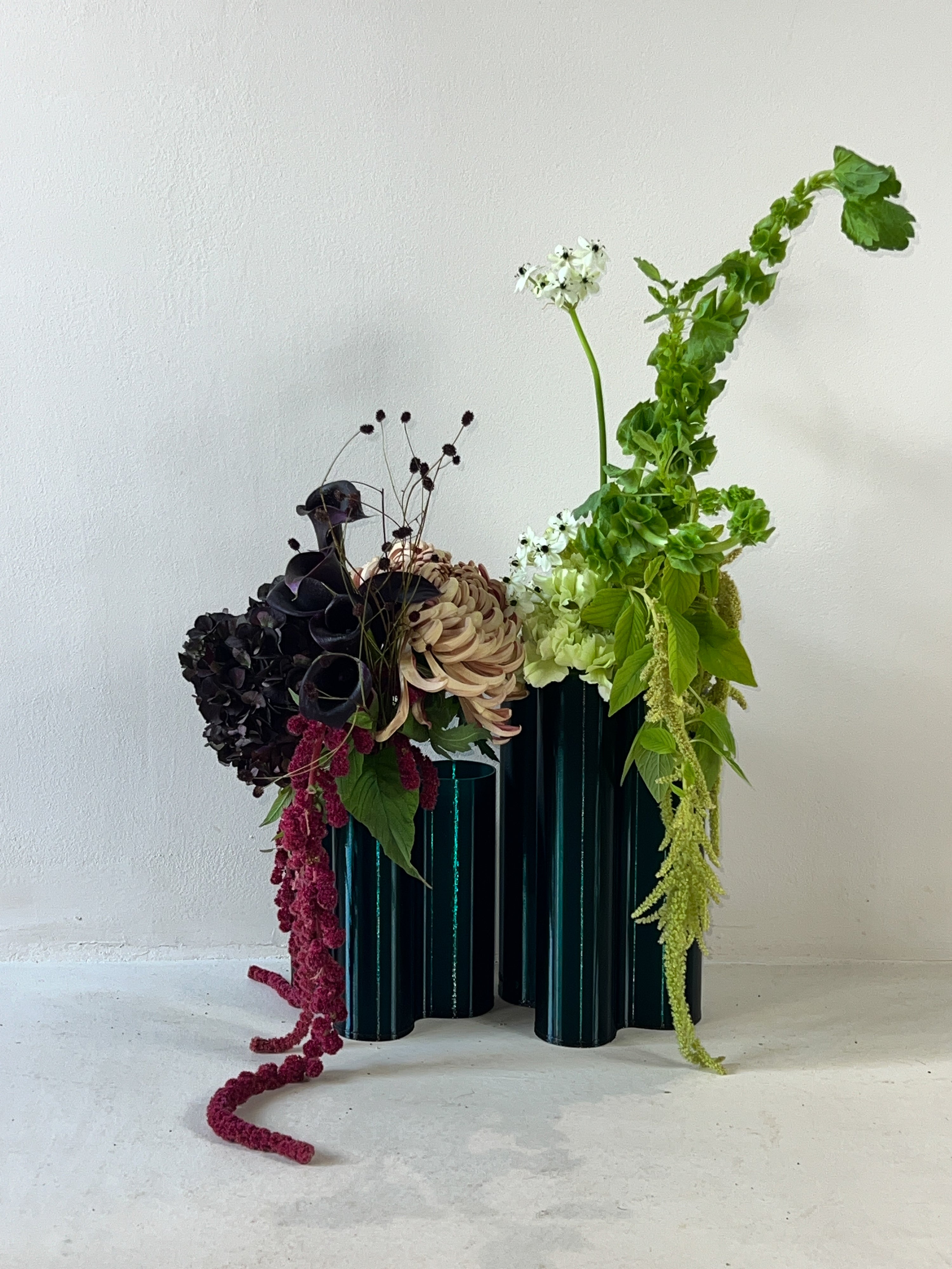 Tall Splash Vase / Vert Forêt / Sample Sale