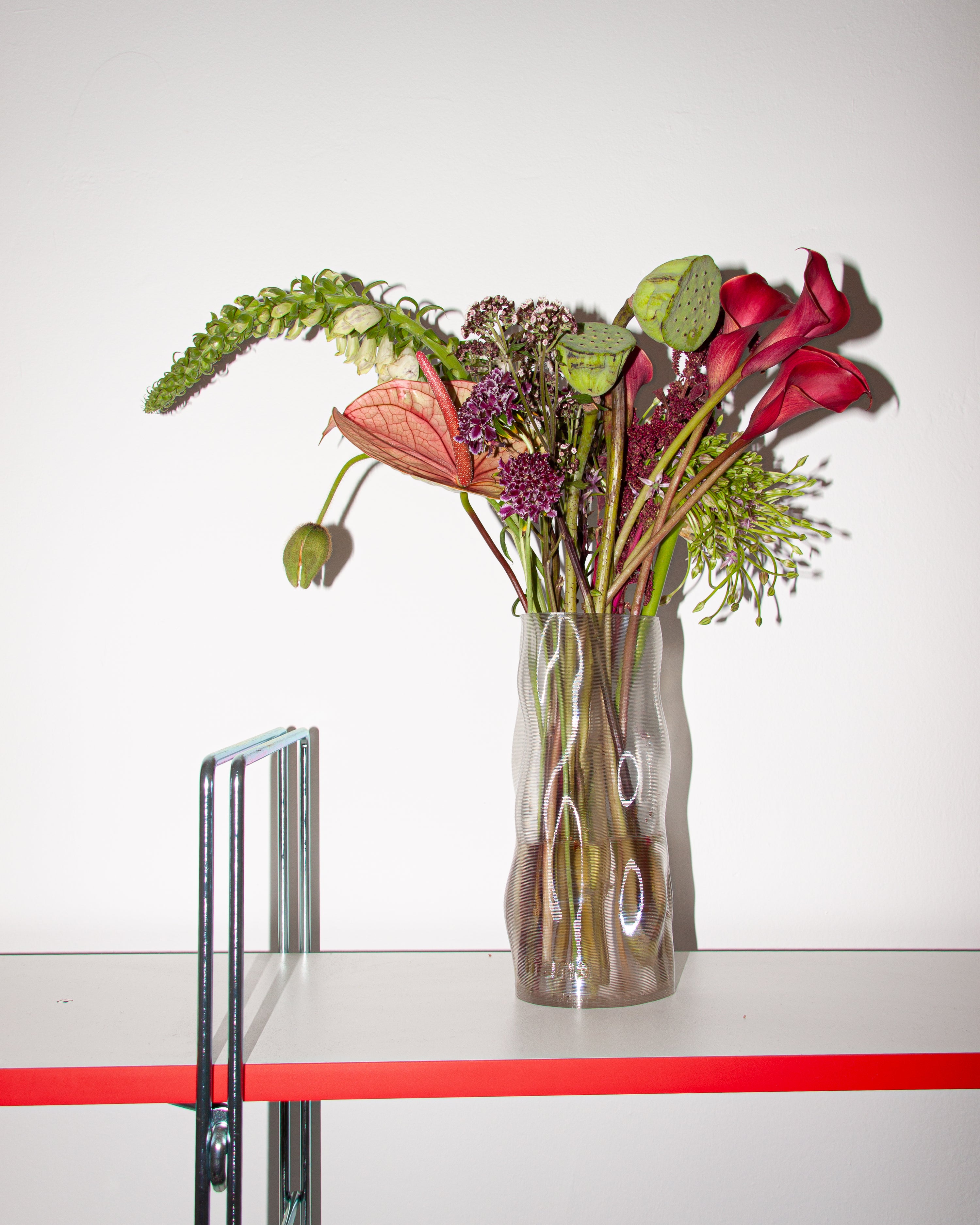 Tall Magma Vase / Transparent