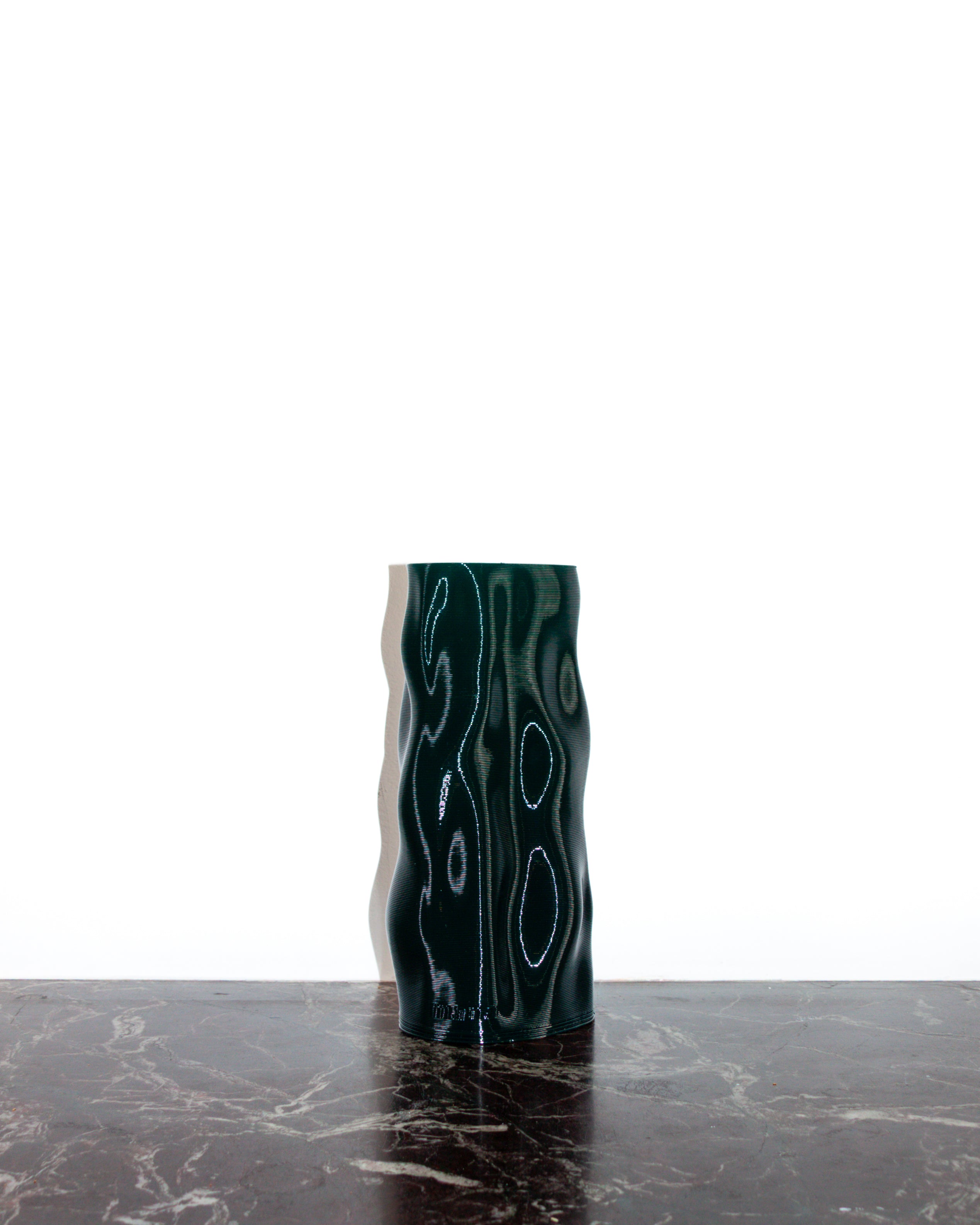 Tall Magma Vase / Forest Green