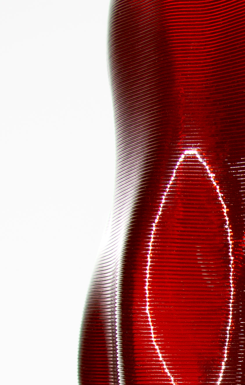 Tall Magma Vase / Amber