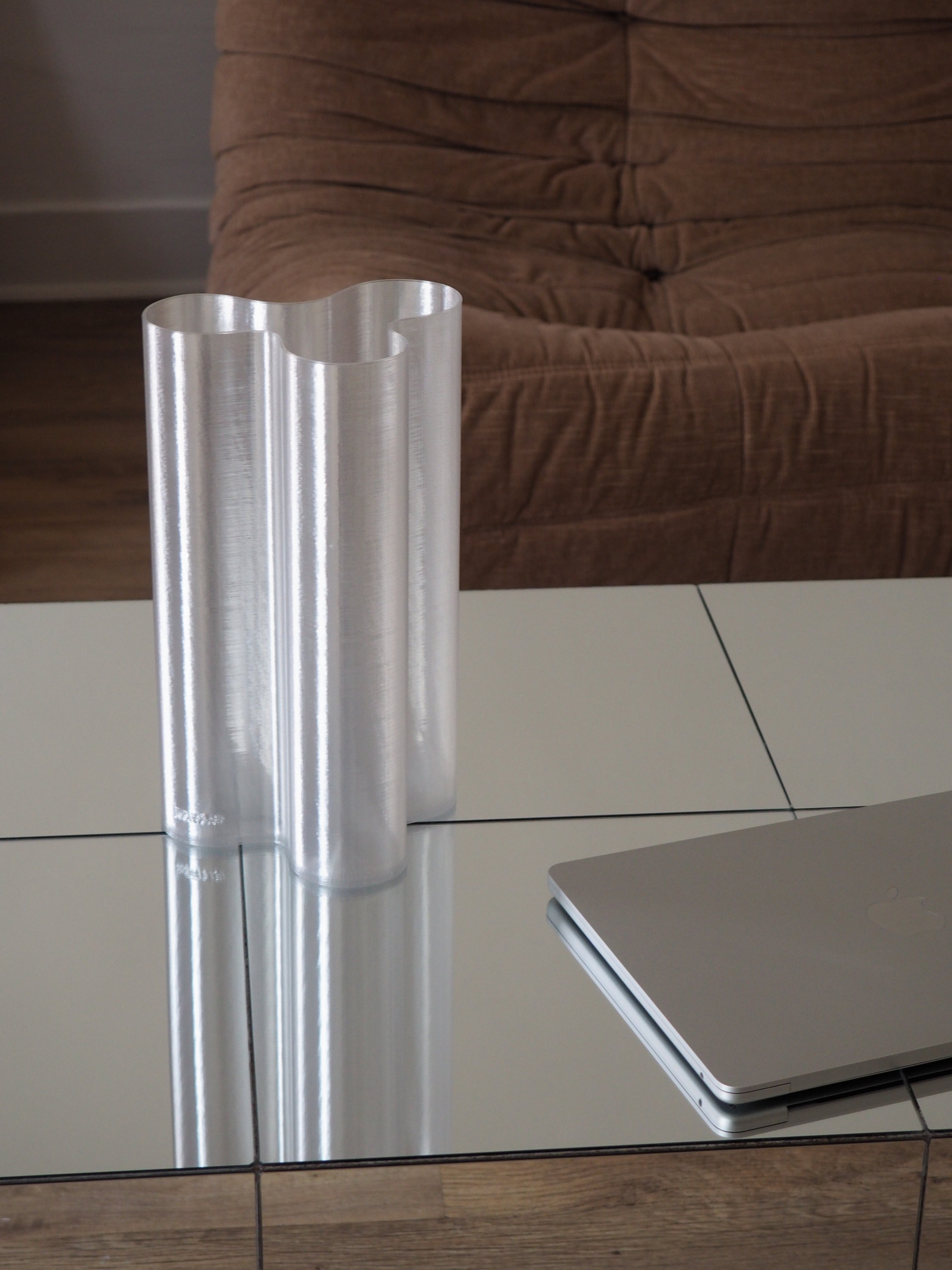 Tall Splash Vase / Transparent / Sample Sale